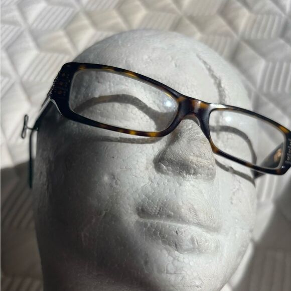 Prada Eyeglasses VPR 07L 2AU-1O1 Crystals eyewear Rhinestones glasses Frames